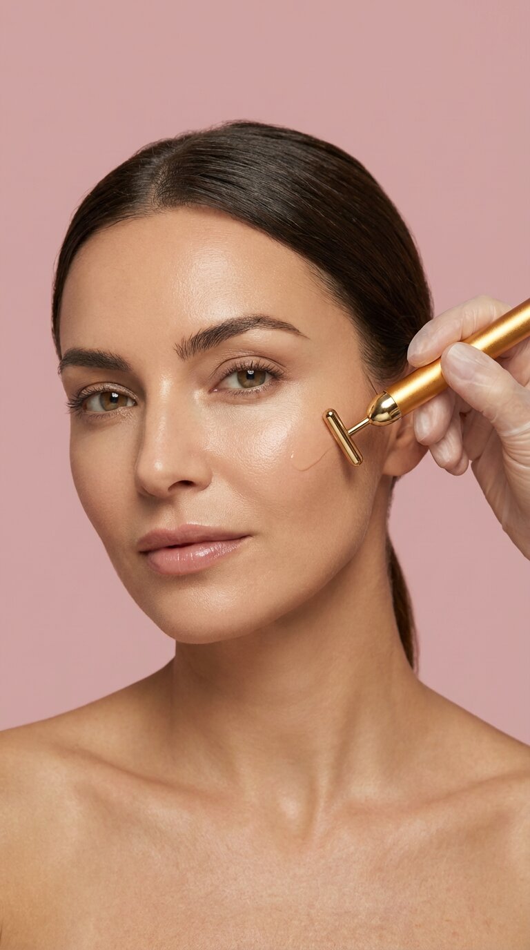 Beautéboom Facial Signature Treatment mit Gold-Roller im Studio Beautéboom