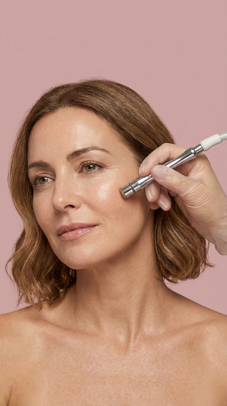 Microdermabrasion Behandlung mit Diamantkopf im Studio Beautéboom